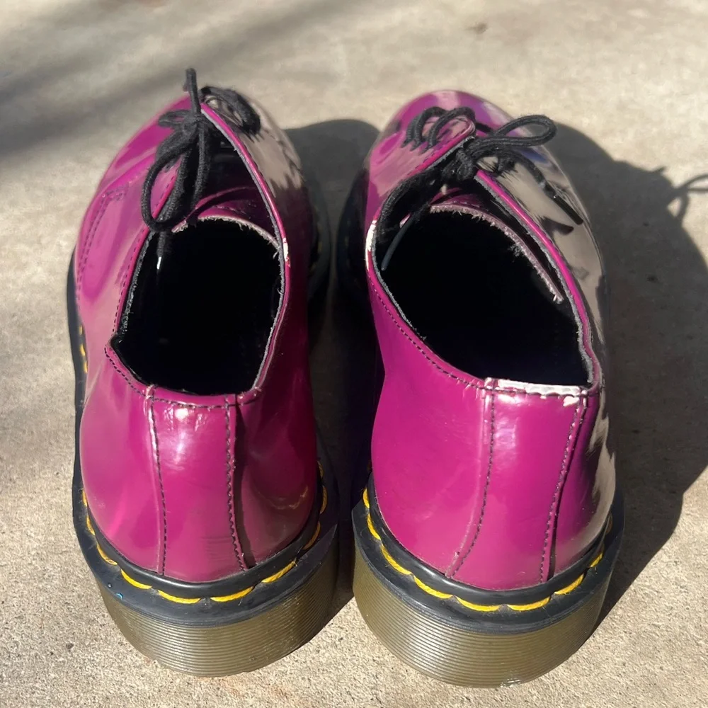 Doc Martens CUTE Purple Patent PASCALE 10084 AW004 Women’s Sz 8 RARE - Picture 5 of 13